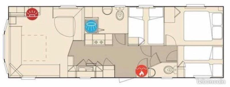Mobil-Home Spatieux 8Pers - Brume سان جوليان-أون-بورن المظهر الخارجي الصورة